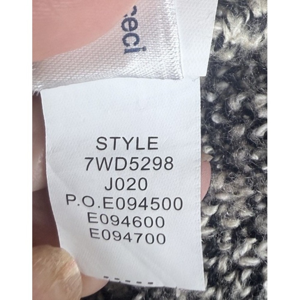 Lucky Brand Womens M Boho Mixed Print Open Front Long Cardigan Sweater - Picture 5 of 12
